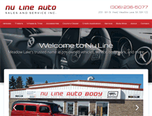 Tablet Screenshot of nulineauto.com